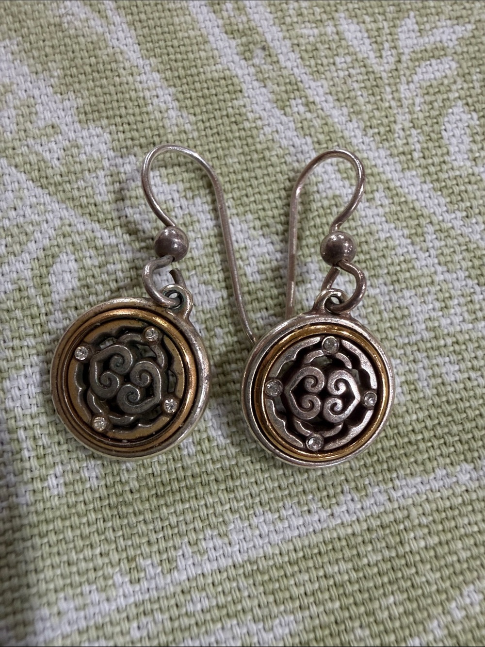 Brighton Intrigue two tone French wire earrings